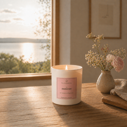 Typ Ammersee Duftkerze 210g - Handmade in Bavaria BavarianRelax