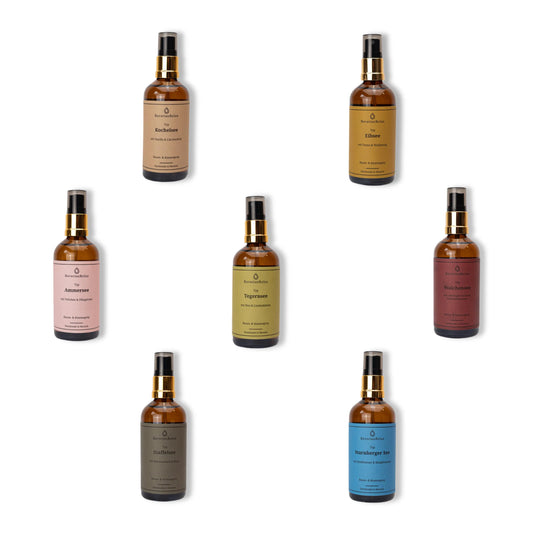 Spray Duftkollektion - 7 Stück Duftspray 7x100ml - BavarianRelax