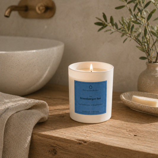 Typ Starnberger See Duftkerze 210g - Handmade in Bavaria BavarianRelax