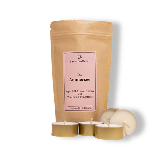 Typ Ammersee Mini Duftkerzen 5 x 15g - Handmade in Bavaria - BavarianRelax
