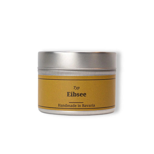 Typ Eibsee Duftkerze 80g Dose - Handmade in Bavaria - BavarianRelax