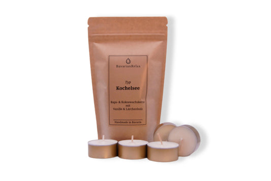 Typ Kochelsee Mini Duftkerzen 5 x 15g - Handmade in Bavaria - BavarianRelax
