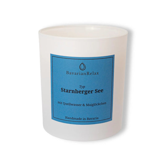 Typ Starnberger See Duftkerze 210g - Handmade in Bavaria - BavarianRelax