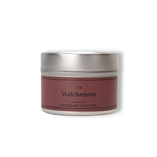 Typ Walchensee Duftkerze 80g Dose - Handmade in Bavaria - BavarianRelax