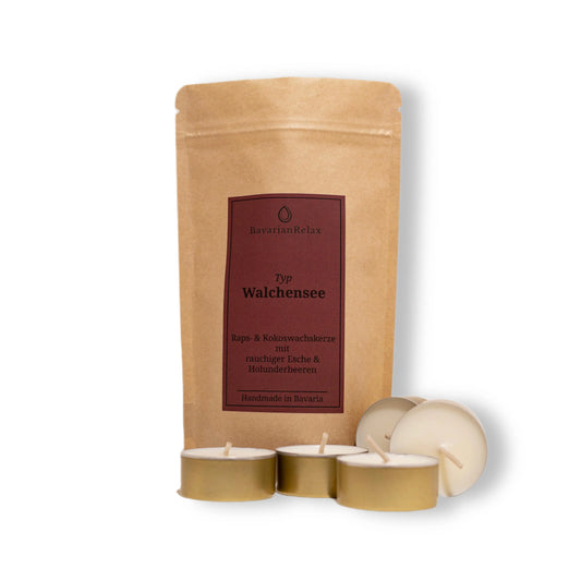 Typ Walchensee Mini Duftkerzen 5 x 15g - Handmade in Bavaria - BavarianRelax