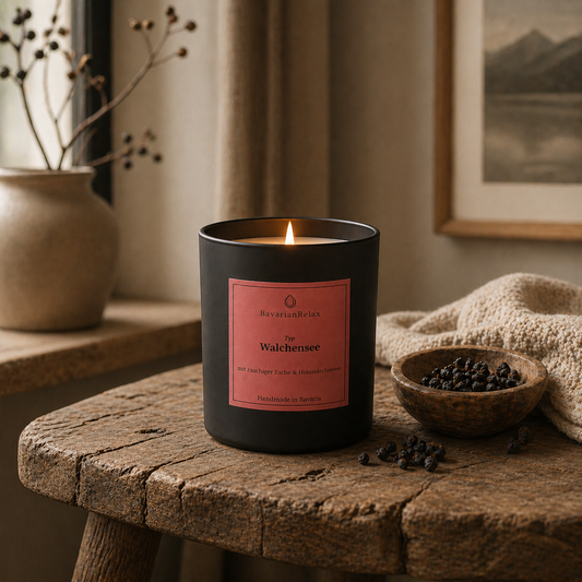 Typ Walchensee Duftkerze 210g - Handmade in Bavaria BavarianRelax