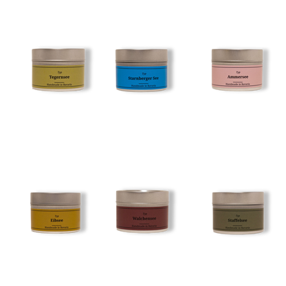 Small fragrance collection - 6 pieces of small scented candles 6x75g