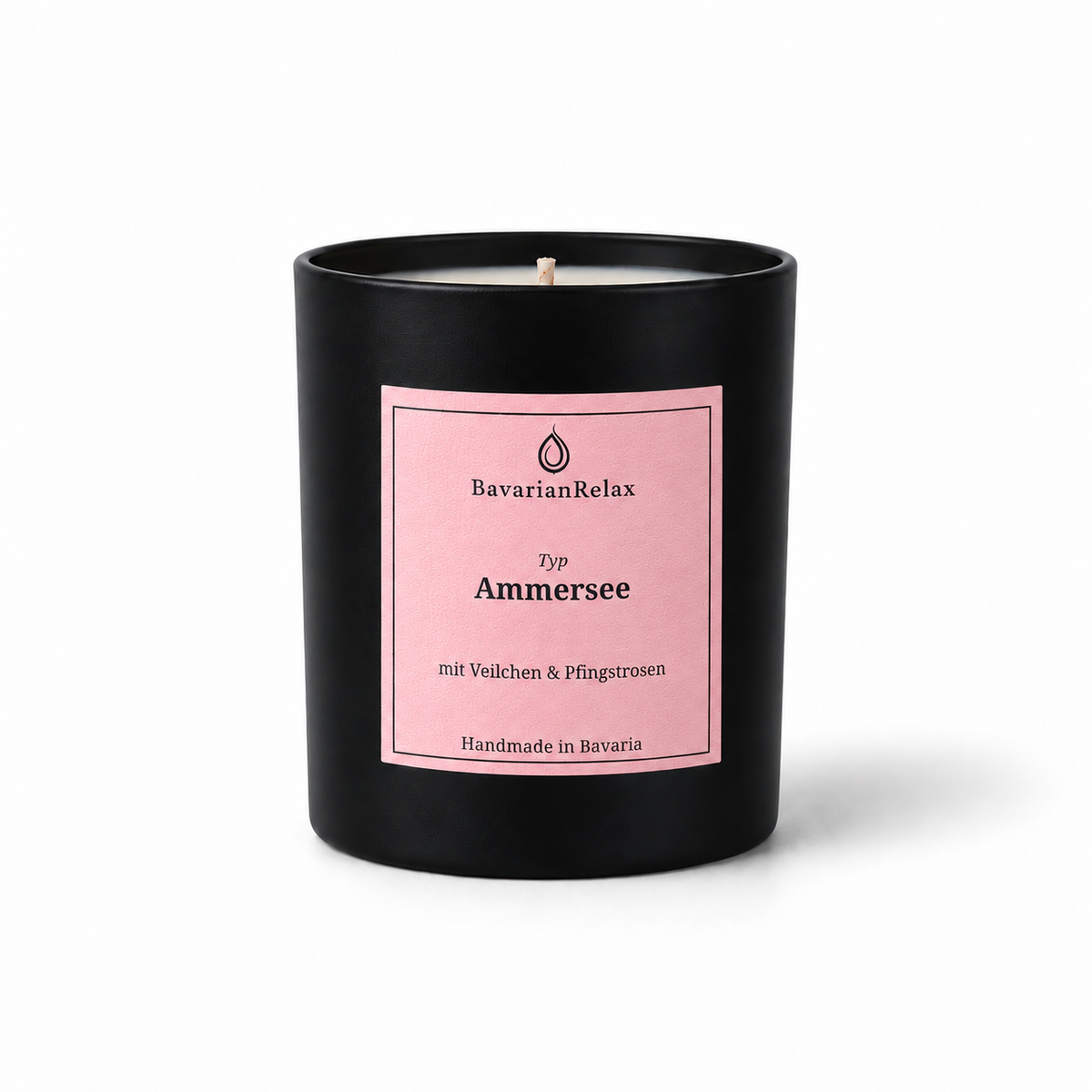 Typ Ammersee Duftkerze 210g - Veilchen & Pfingstrosen BavarianRelax