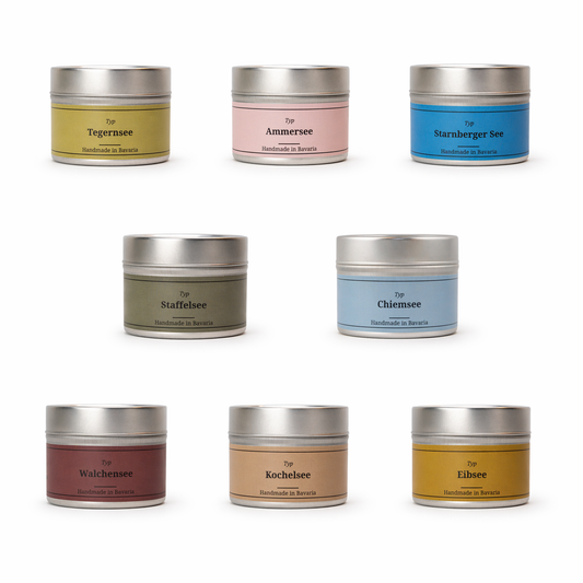 Kleine Duftkollektion - 8 Stück kleine Duftkerzen 8x80g BavarianRelax