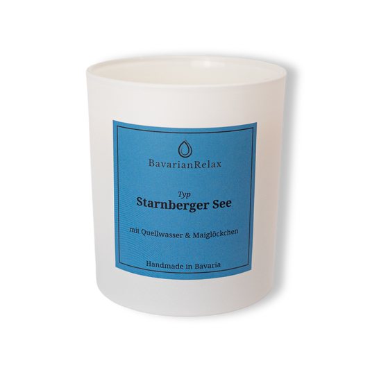 Type Starnberger See scented candle 200g - Handmade in Bavaria