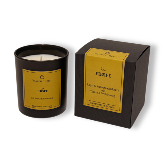 Type Eibsee scented candle 200g - Handmade in Bavaria