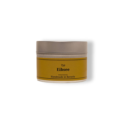 Type Eibsee scented candle 75g can - Handmade in Bavaria