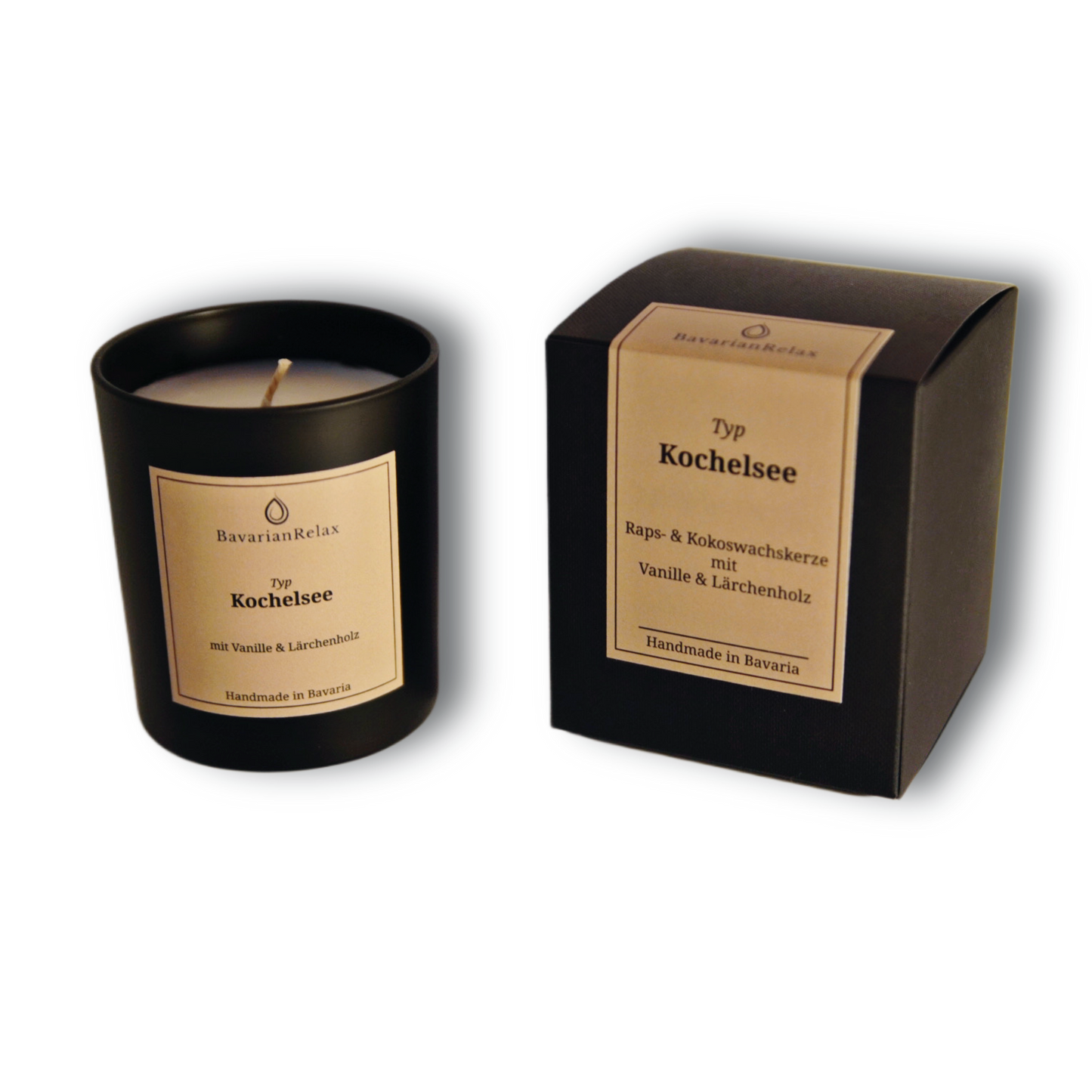Type Kochelsee scented candle 200g - Handmade in Bavaria