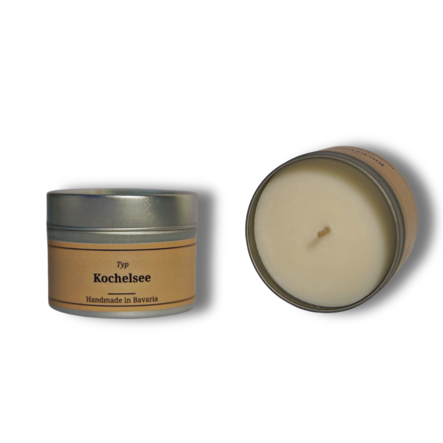 Type Kochelsee scented candle 75g tin - Handmade in Bavaria