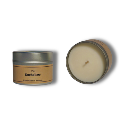 Type Kochelsee scented candle 75g tin - Handmade in Bavaria