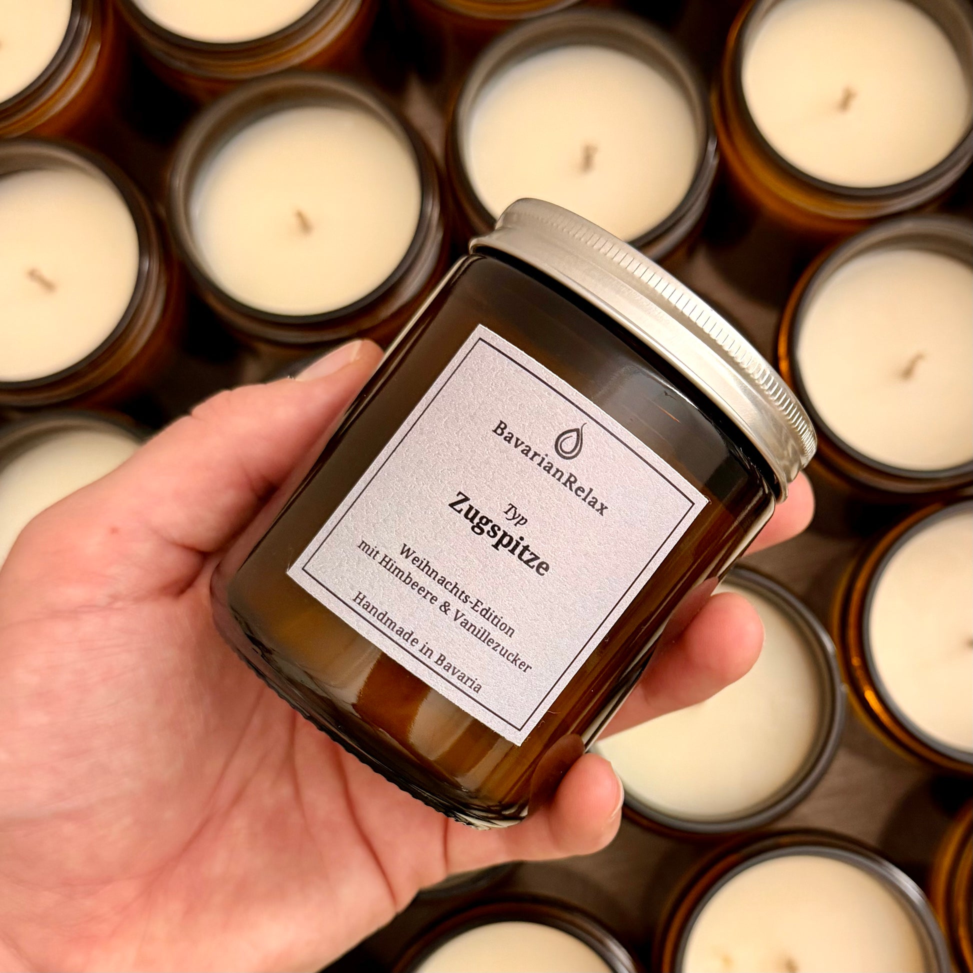 Typ Zugspitze Limited-Edition Duftkerze 180g - Handmade in Bavaria BavarianRelax