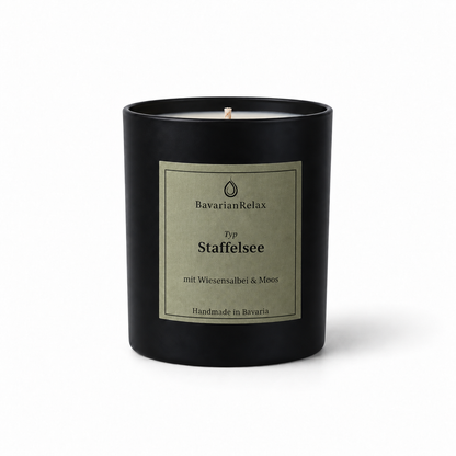 Typ Staffelsee Duftkerze 210g - Wiesensalbei & Moos BavarianRelax