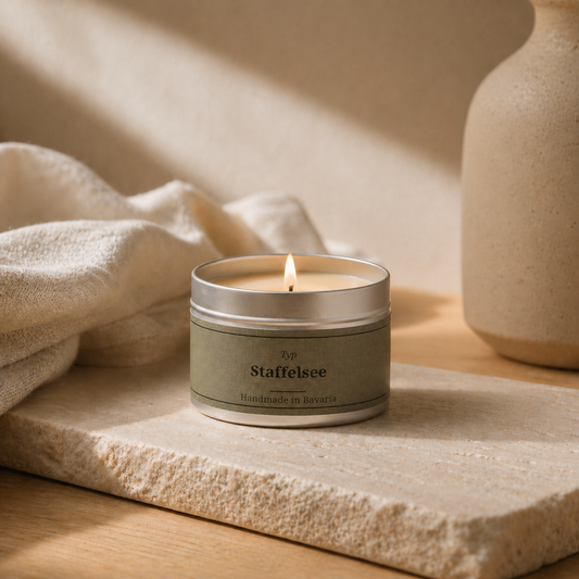 Typ Staffelsee Duftkerze 80g Dose - Wiesensalbei & Moos BavarianRelax