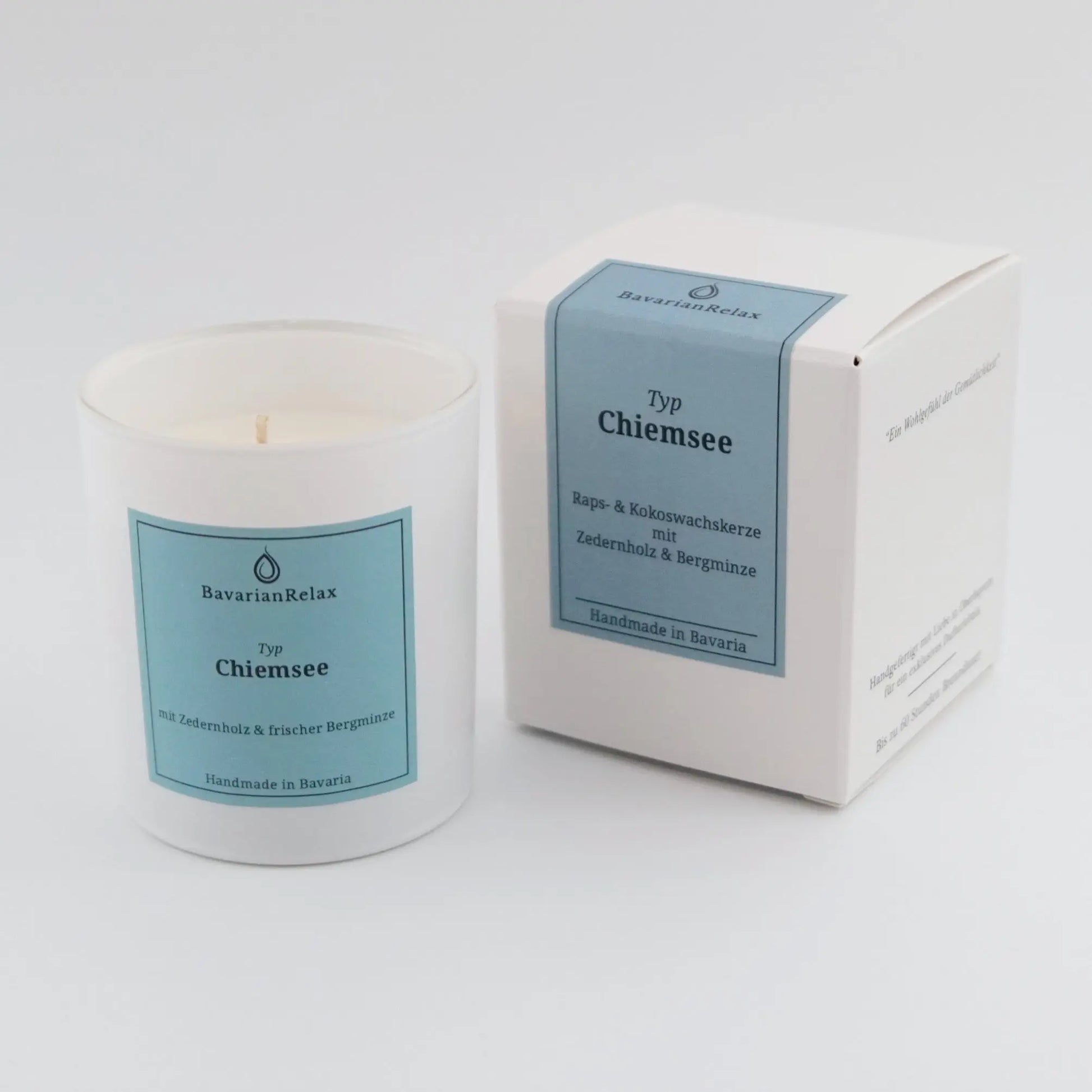 Typ Chiemsee Duftkerze 210g - Handmade in Bavaria BavarianRelax