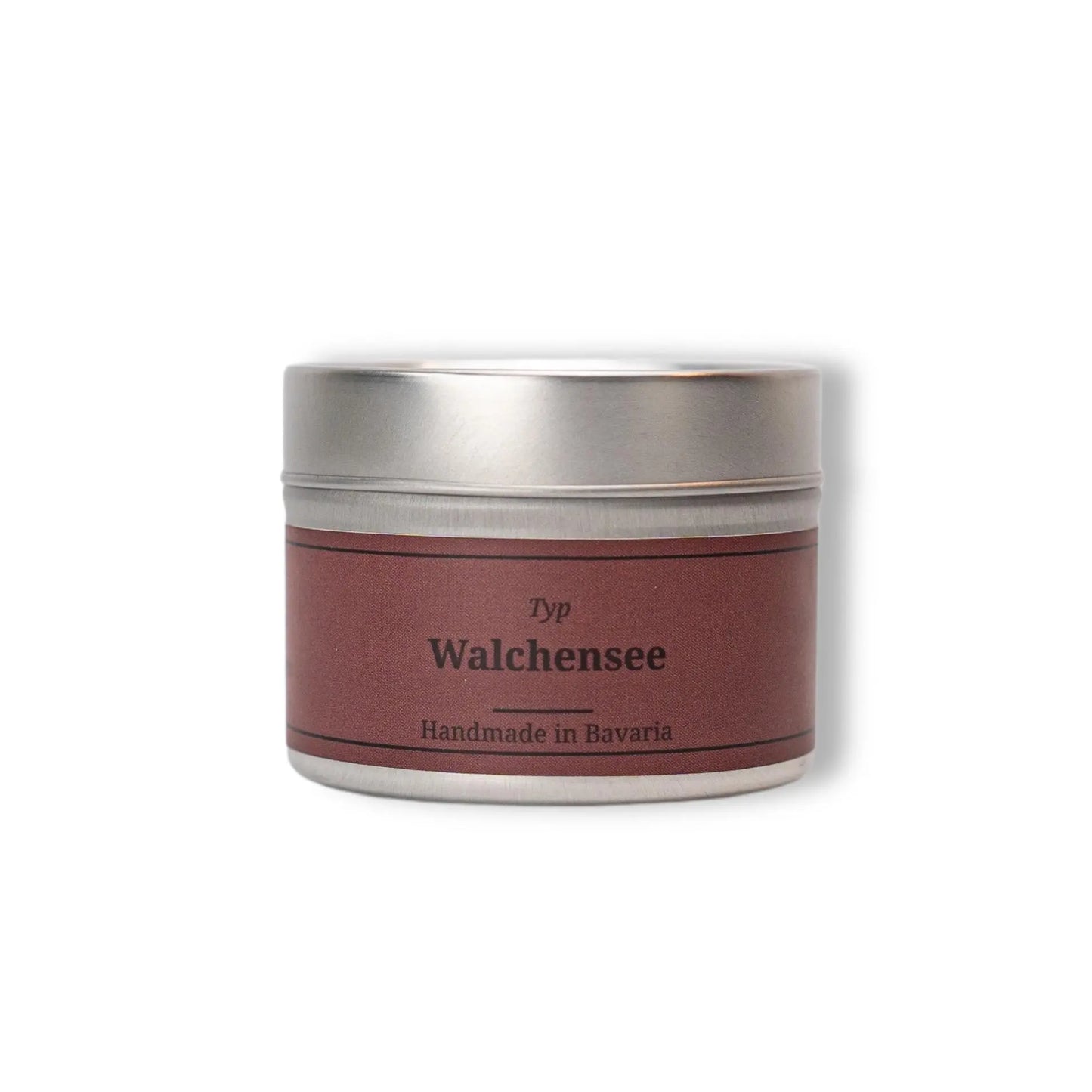 Type Walchensee scented candle 75g can - Handmade in Bavaria