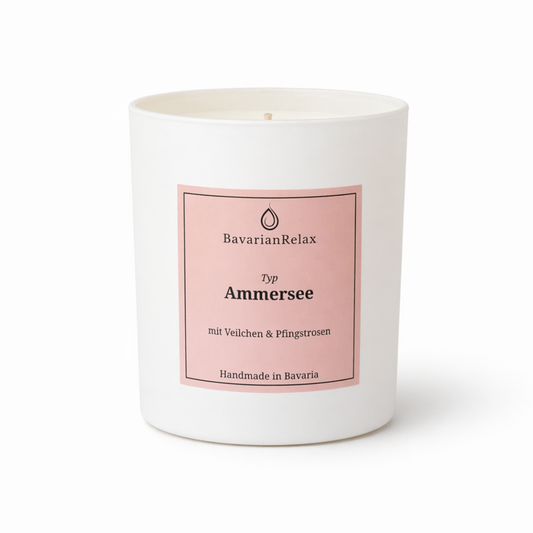 Typ Ammersee Duftkerze 210g - Handmade in Bavaria BavarianRelax