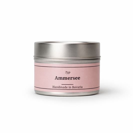 Typ Ammersee Duftkerze 80g Dose - Handmade in Bavaria BavarianRelax