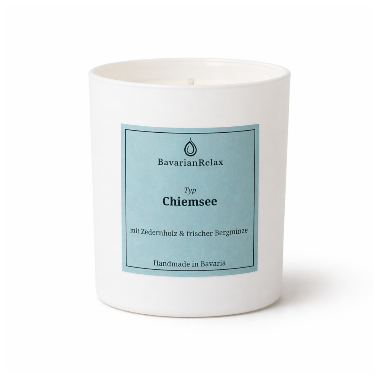 Typ Chiemsee Duftkerze 210g - Handmade in Bavaria BavarianRelax