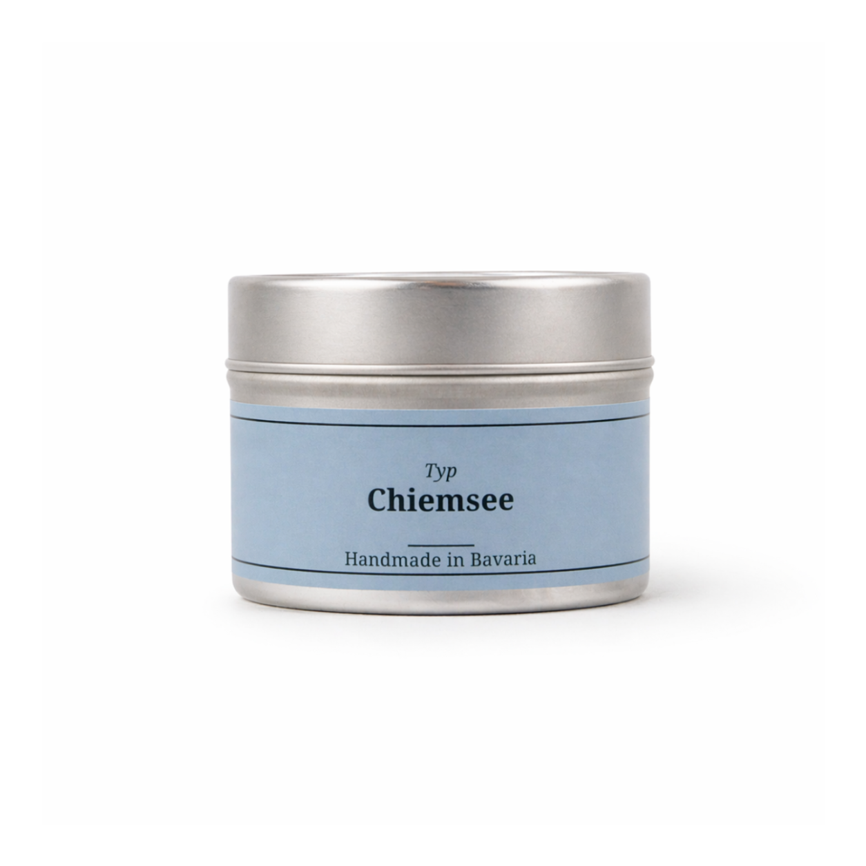 Typ Chiemsee Duftkerze 80g Dose - Handmade in Bavaria BavarianRelax