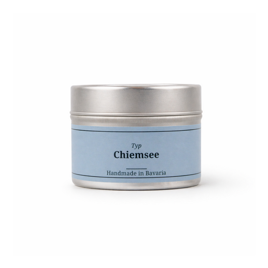 Typ Chiemsee Duftkerze 80g Dose - Handmade in Bavaria BavarianRelax