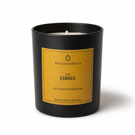 Typ Eibsee Duftkerze 210g - Handmade in Bavaria BavarianRelax