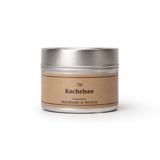 Typ Kochelsee Duftkerze 80g Dose - Handmade in Bavaria BavarianRelax