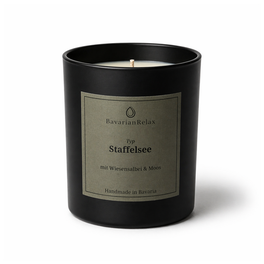 Typ Staffelsee Duftkerze 210g - Handmade in Bavaria BavarianRelax