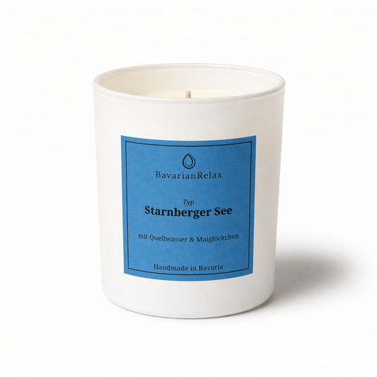 Typ Starnberger See Duftkerze 210g - Handmade in Bavaria BavarianRelax