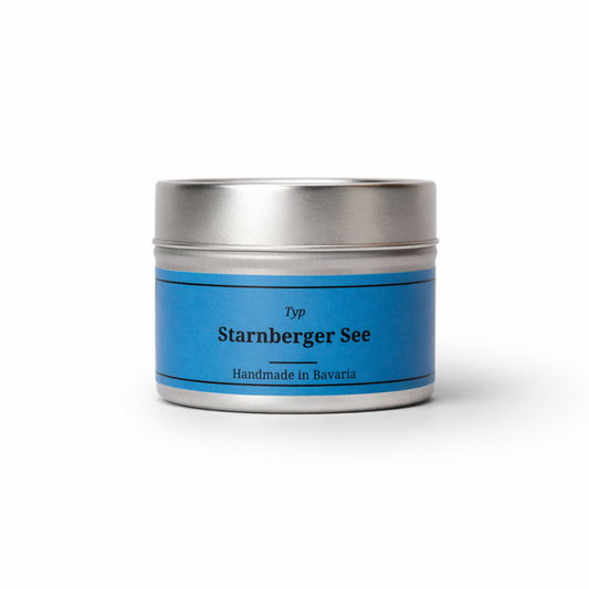 Typ Starnberger See Duftkerze 80g Dose - Handmade in Bavaria BavarianRelax