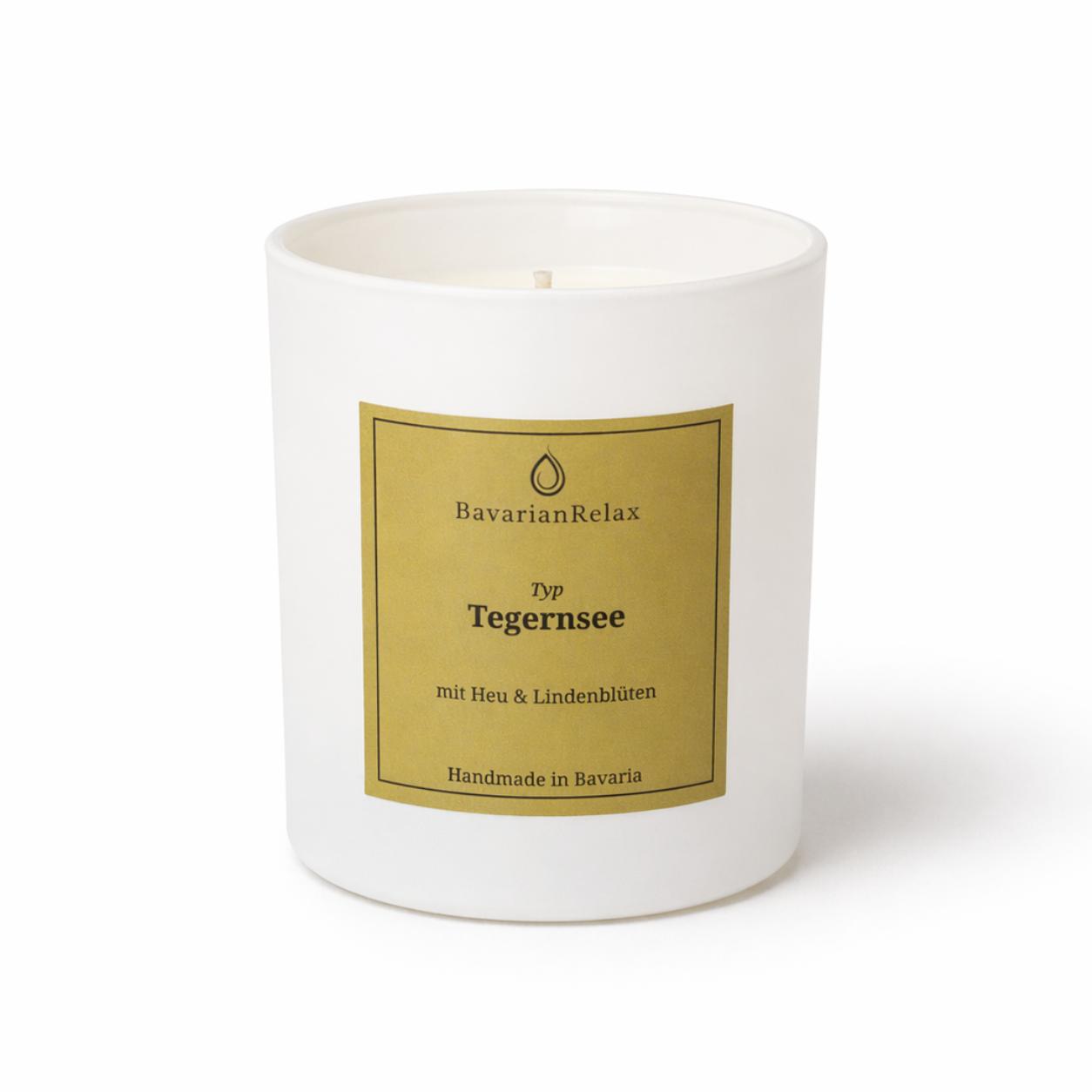 Typ Tegernsee Duftkerze 210g - Handmade in Bavaria BavarianRelax
